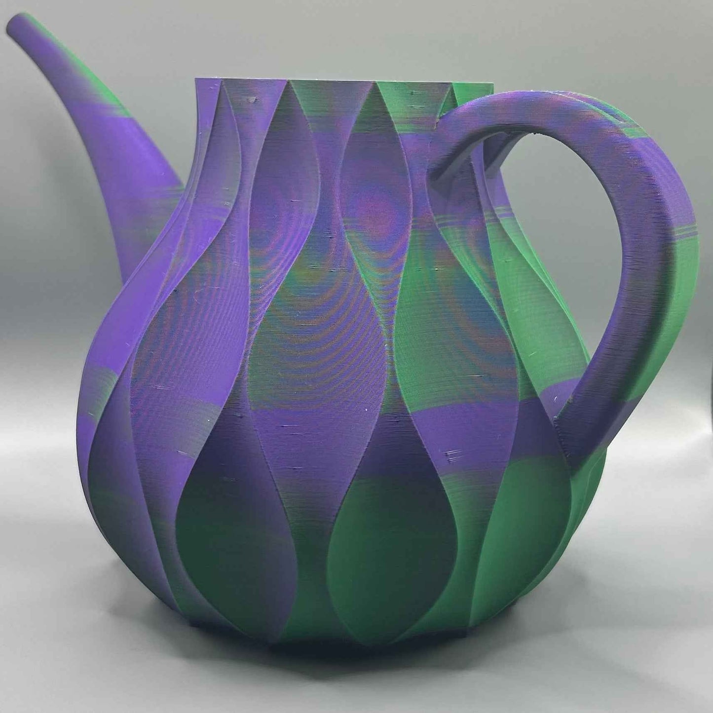 Retro 25cm 3D Printed Watering Can for Stylish Plant Care