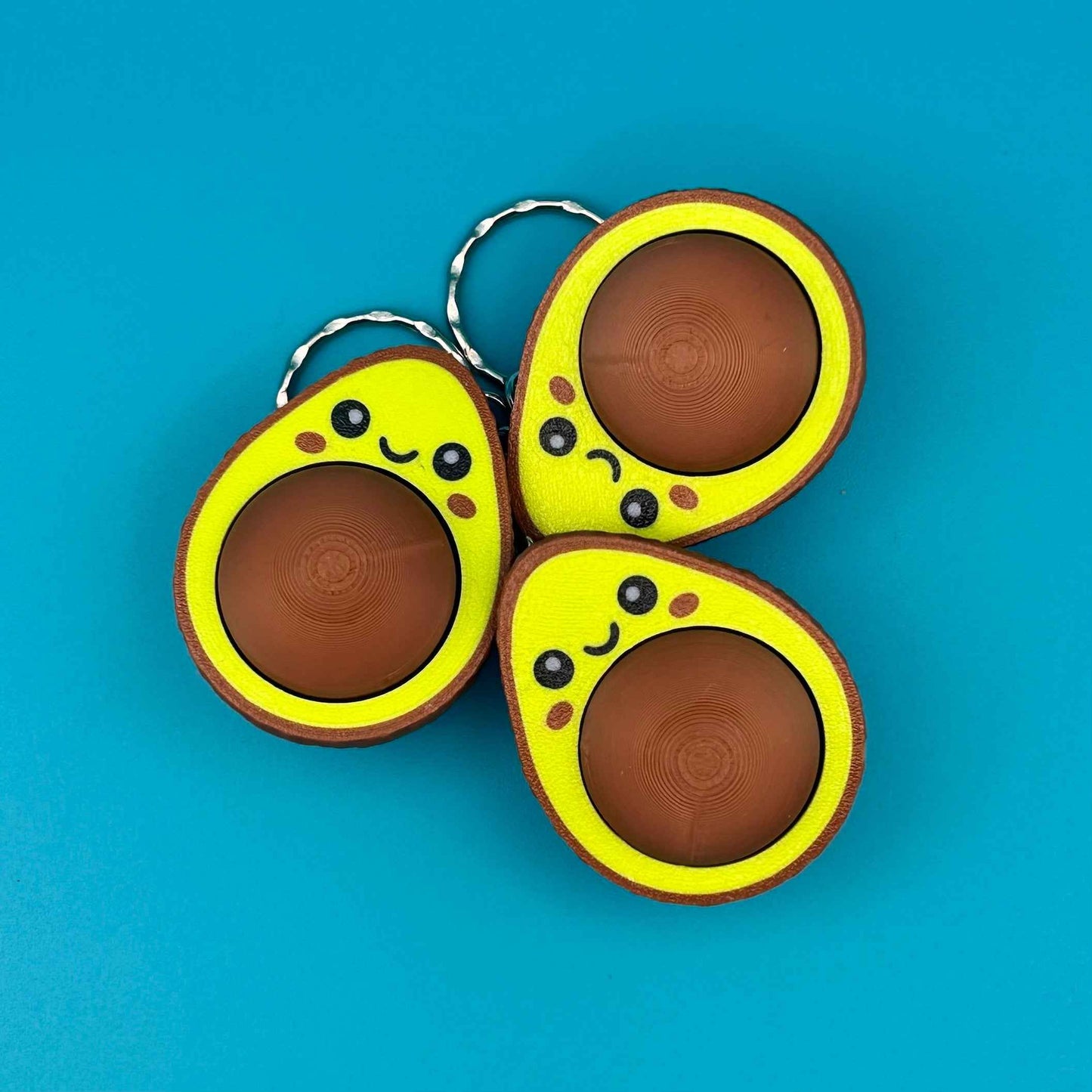 Avocado Key Chain - Fun & Functional Avocado Clicker Accessory