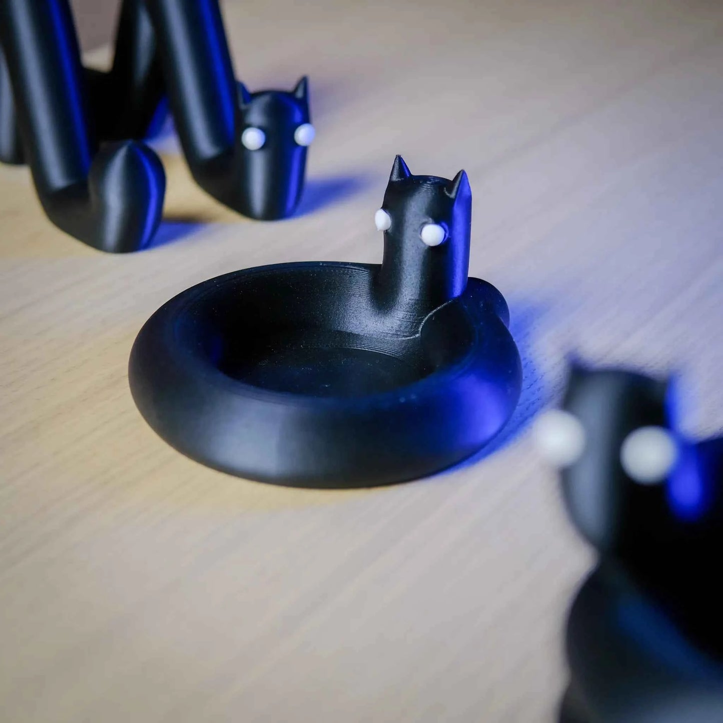 Goth Cat Desk Organizer: Stylish and Functional Workspace Essentials