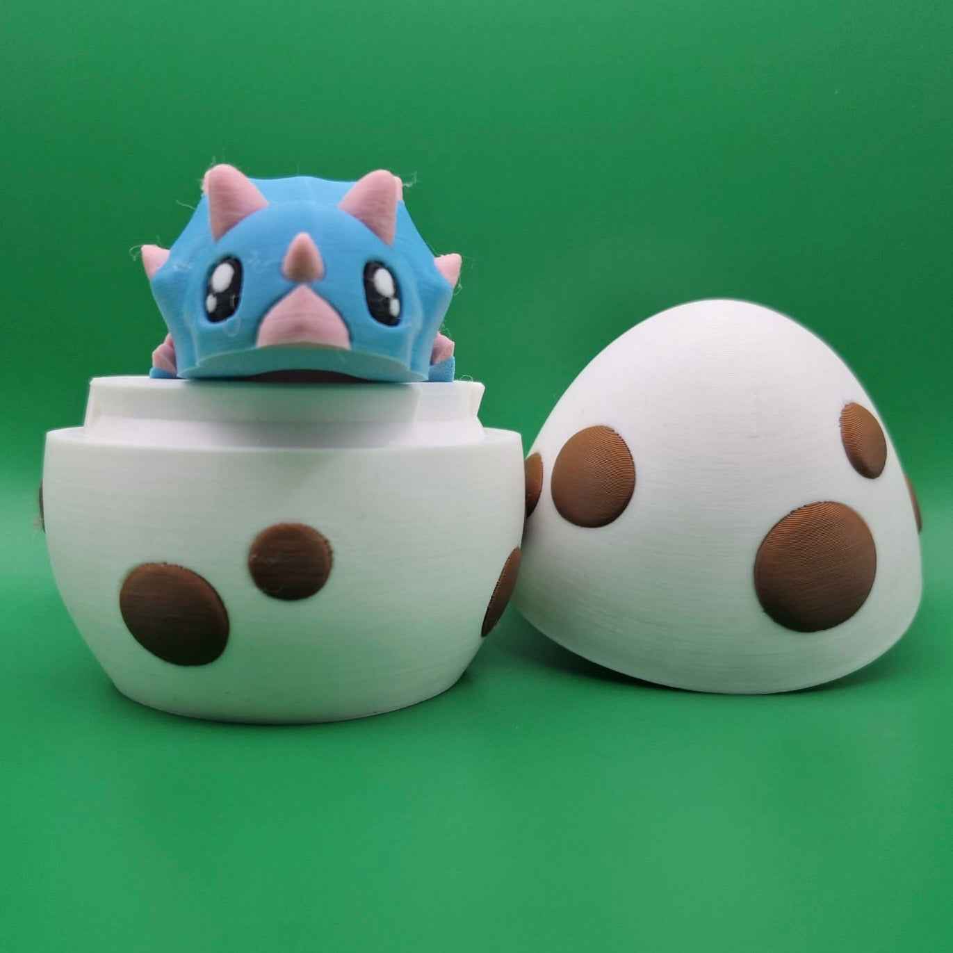 Spotty Triceratops Toy - Adorable Triceratops in an Egg for Kids