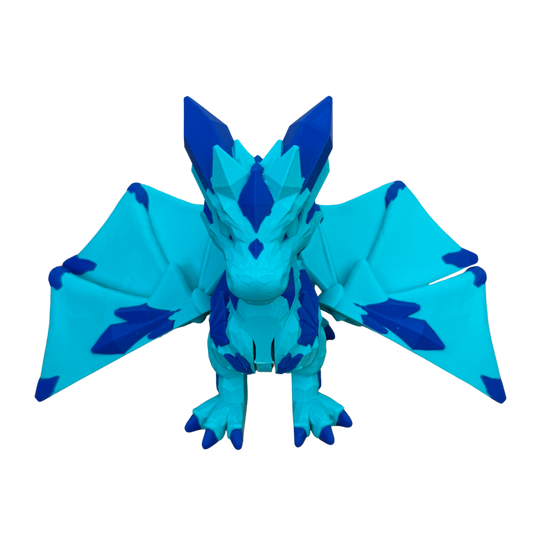 Blue Big Winged Dragon