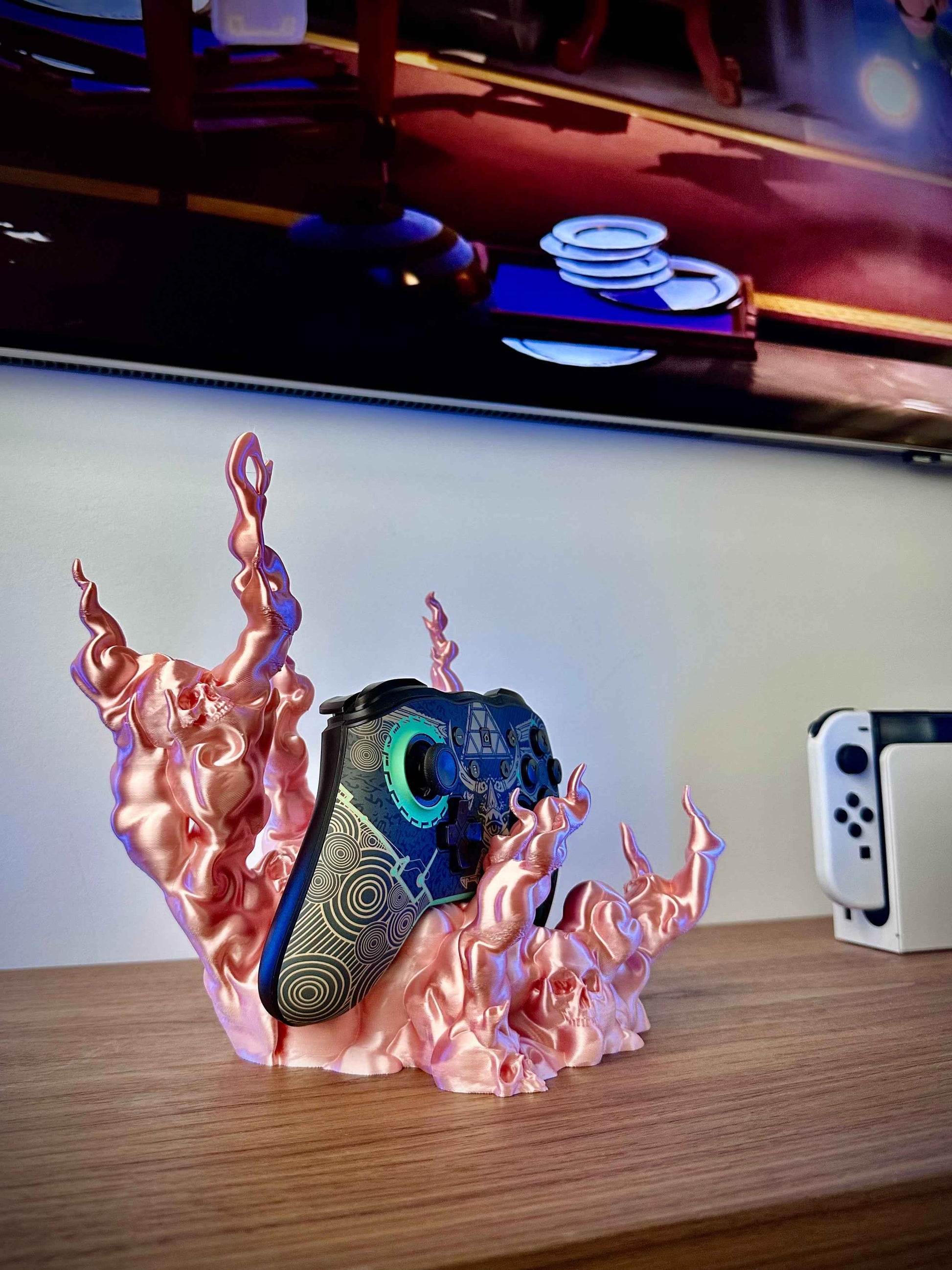 Spooky Controller Stand - Single Colour Design for Gamers
