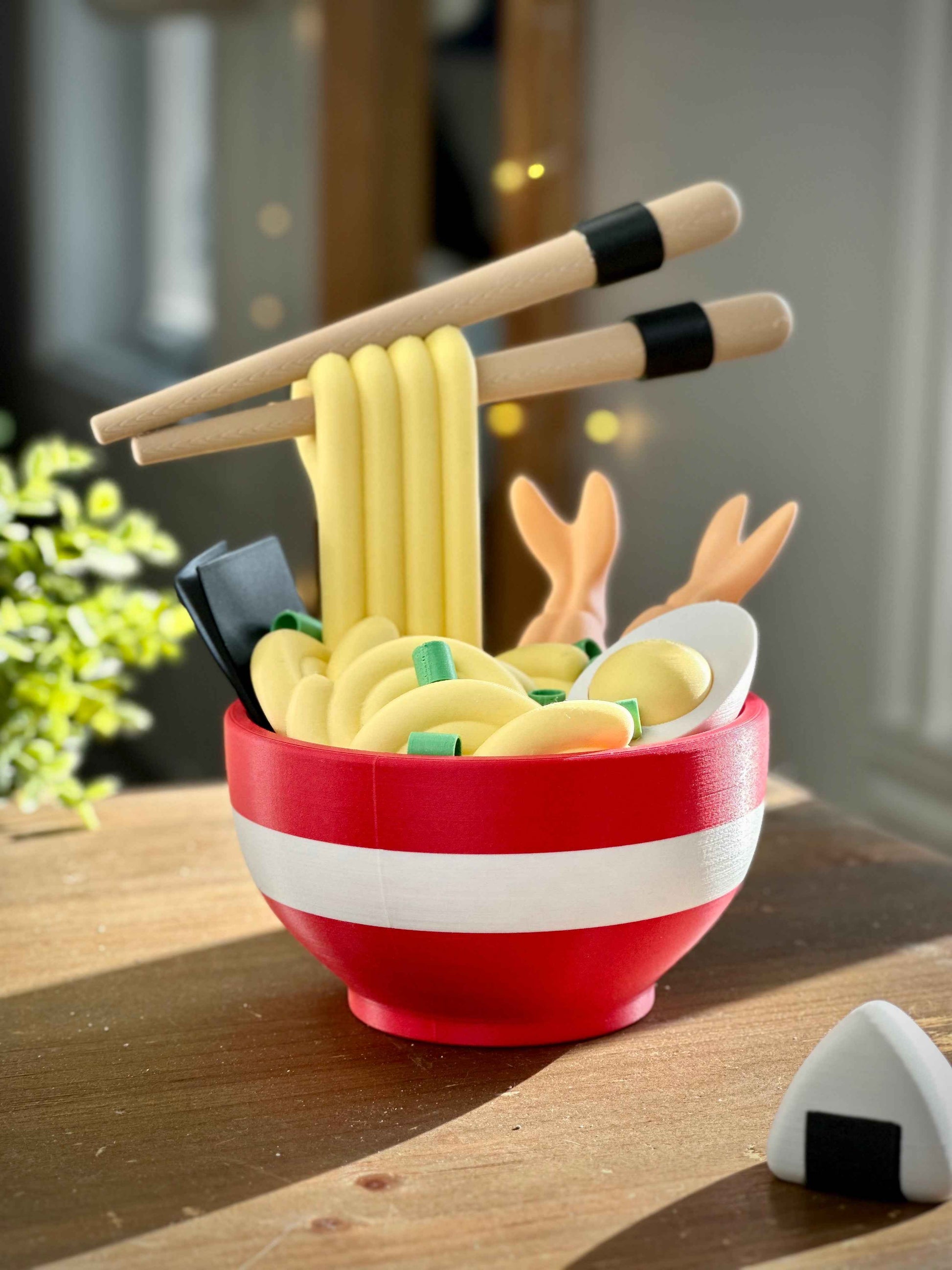 Ramen Noodle Bowl Tray with Secret Compartment