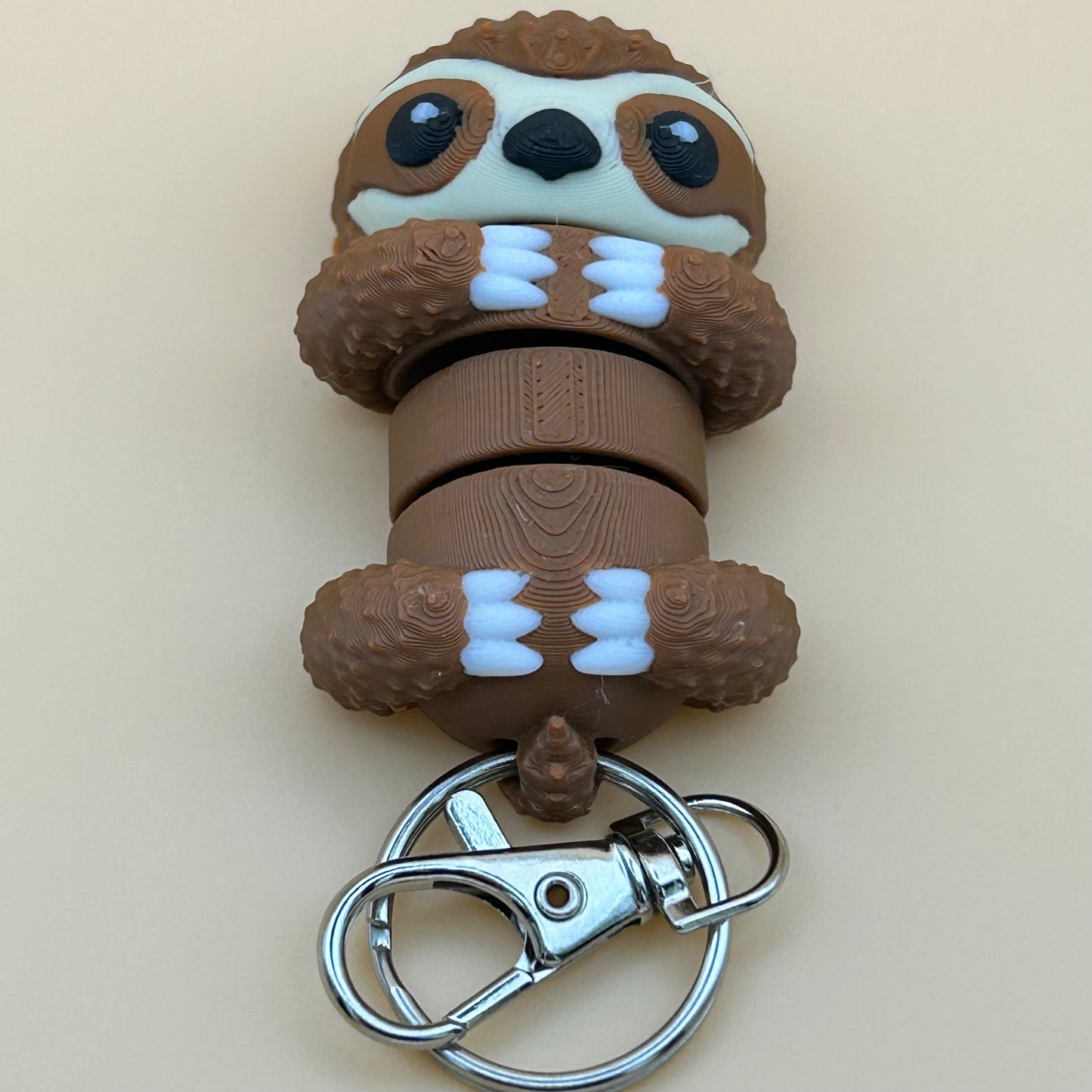 Cute Flexi Sloth Keychains