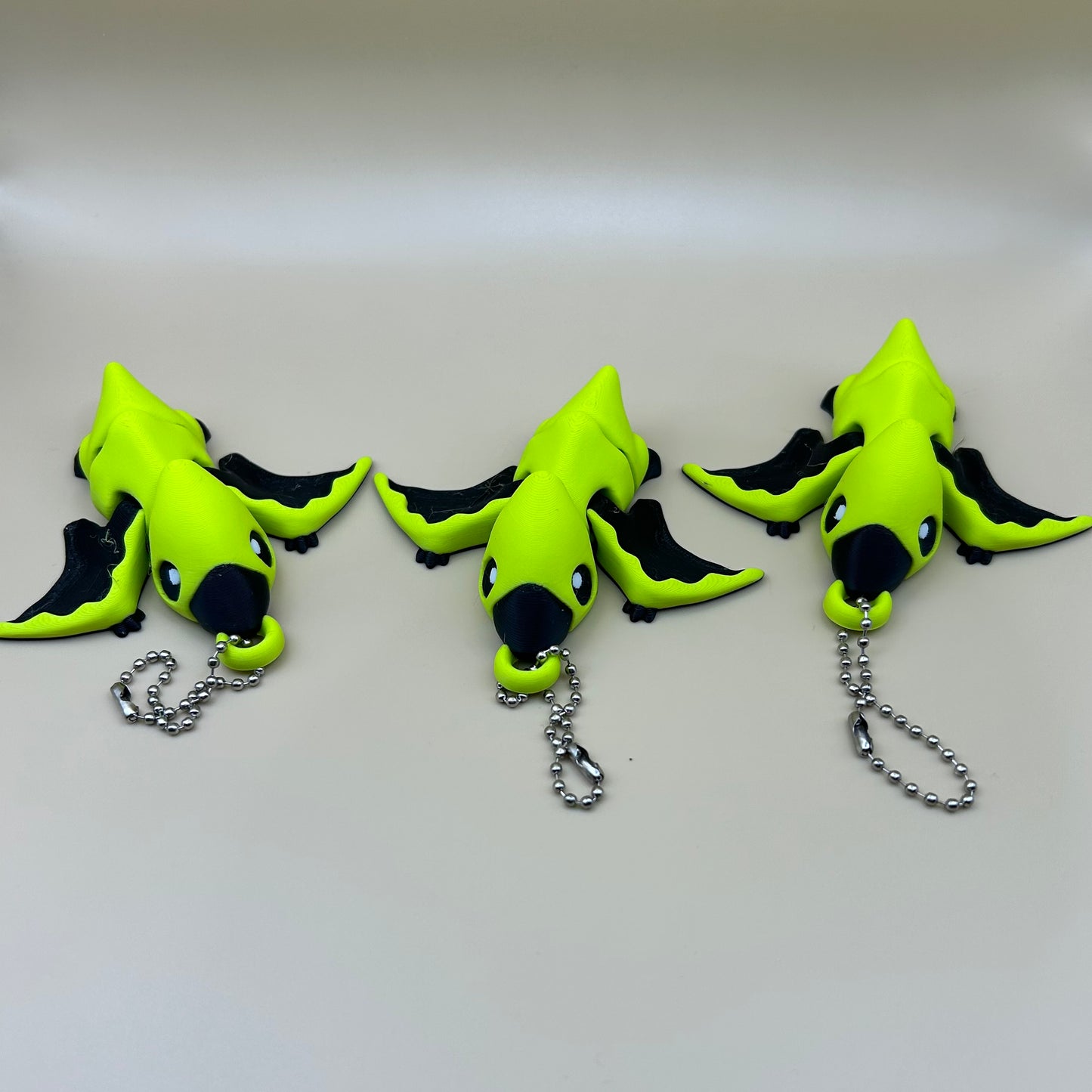 Pterodactyl Green Key Chain