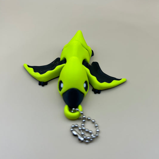 Pterodactyl Green Key Chain