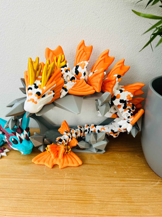Koi Dragon - Captivating Fusion of Nature and Myth