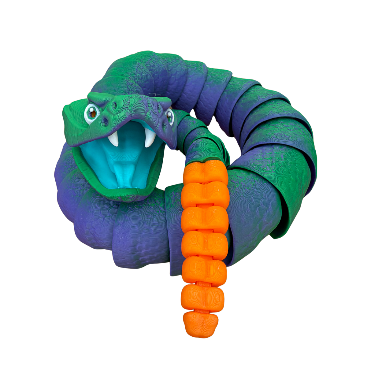 Blue Green Rattle Snake