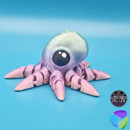 Rainbow Flexi Octopus - Layernardo