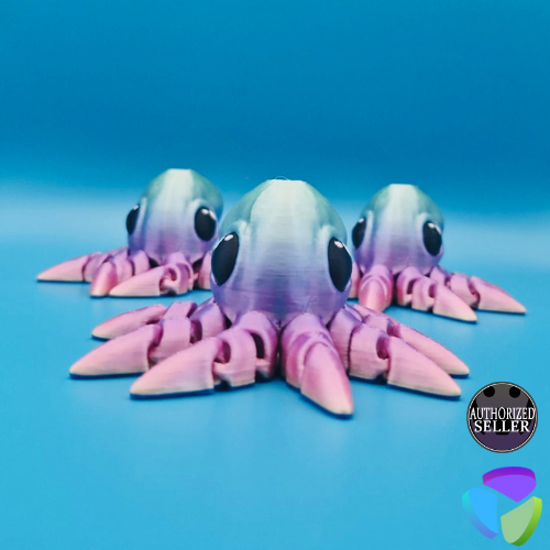 Rainbow Flexi Octopus - Layernardo